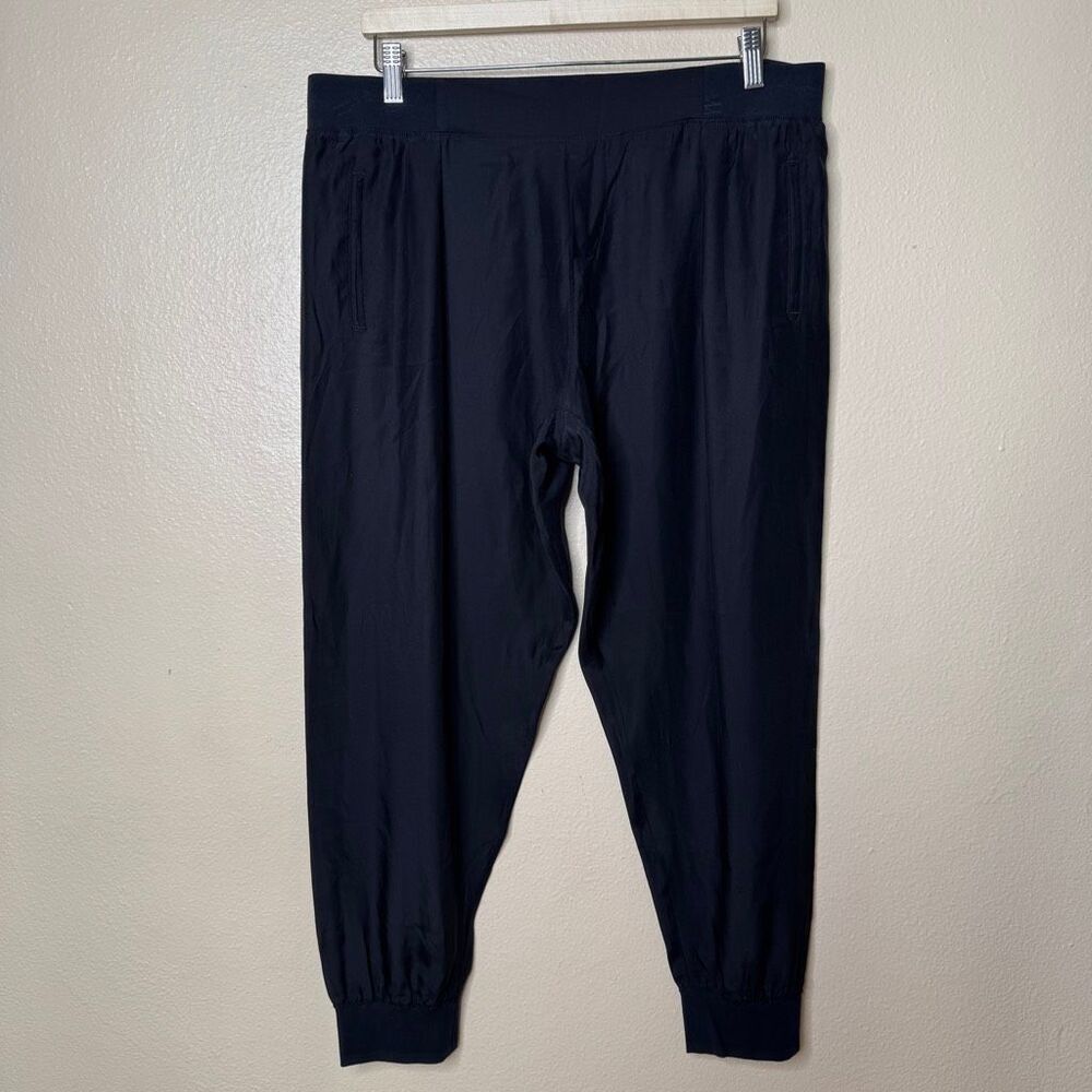 Atm Anthony Thomas Melillo Pants Women's Xl Black Silk Joggers Nwt